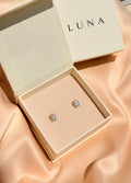 Oval Moissanite Stud Earrings – 7×9 mm | 925 Sterling Silver