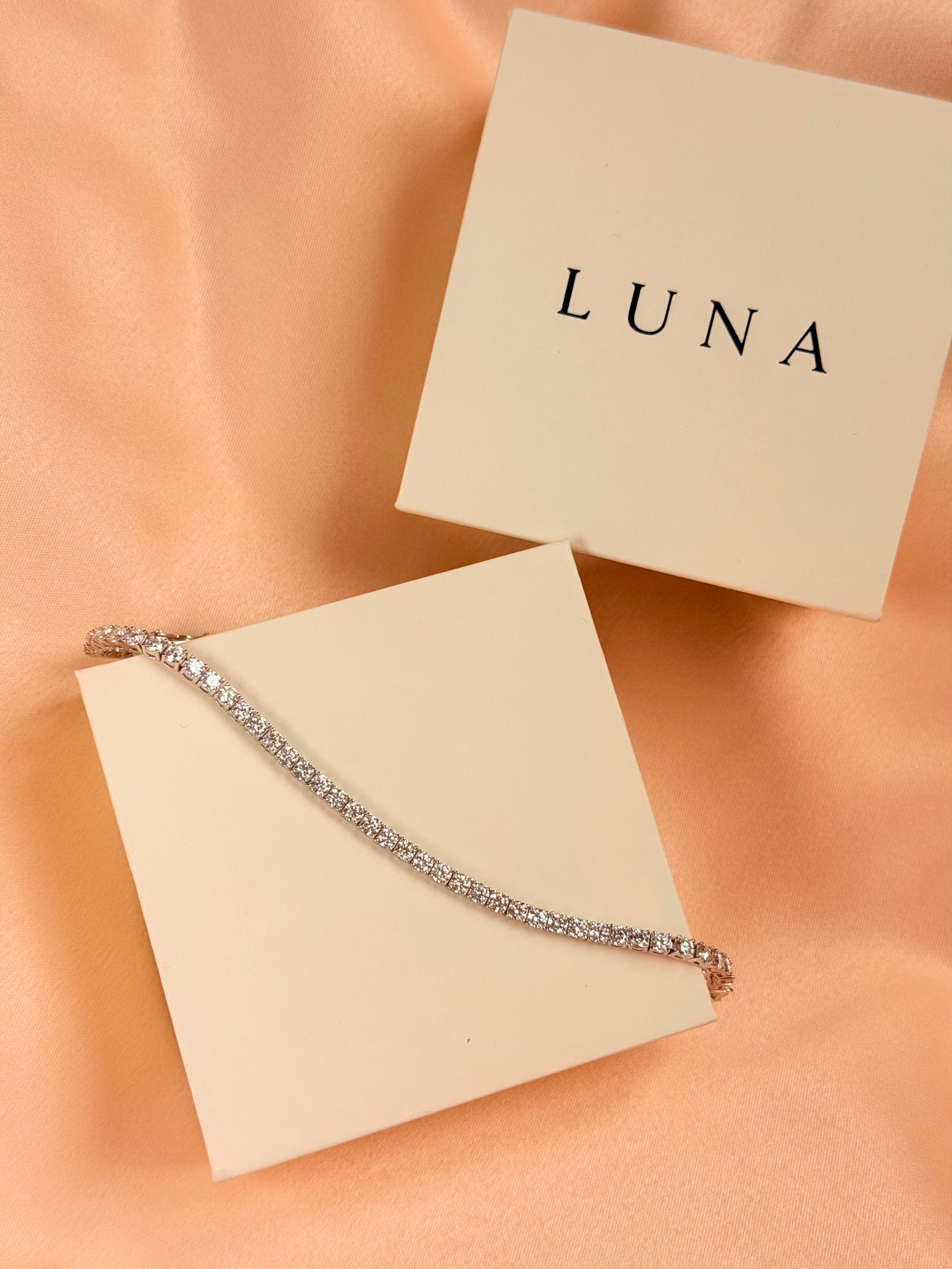 Moissanite Tennis Bracelet – 3 mm | 925 Sterling Silver
